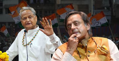 Congress President Election Gehlot Vs Tharoor On The Cards