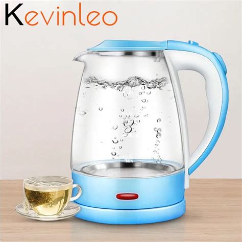 Glass 2L Glass Electric Kettle 1500W Household 220V Quick Heating Electric Boiling Electric ...