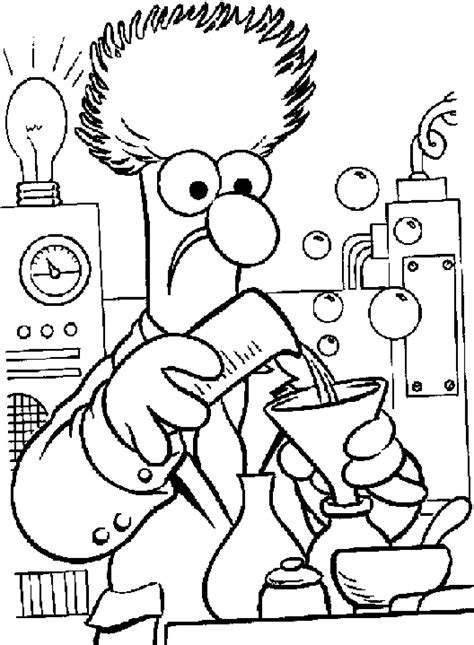 Science Lab Equipment Coloring Pages At Getdrawings Free Download