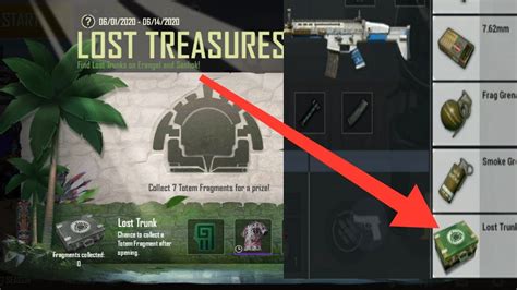 Lost Treasures New Event Explained In Pubg Mobile Lost Trunk Location