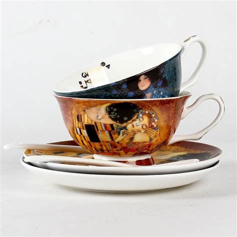 Gustav Klimt Teacups Klimt Art Gustav Klimt Art Tea Cups