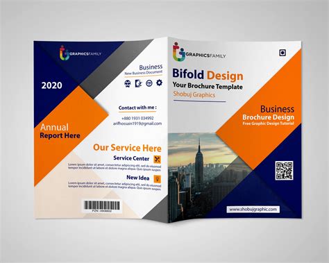 Two Fold Brochure Template Psd - Toptemplate.my.id