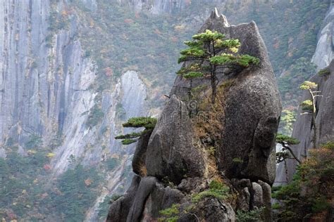 Huangshan, Yellow Mountains, in Anhui Province in China. Stock Photo - Image of mountains ...