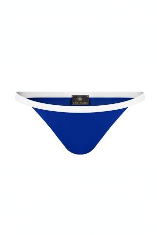 Designer Swimwear Colour Block Bikini Deep Blue