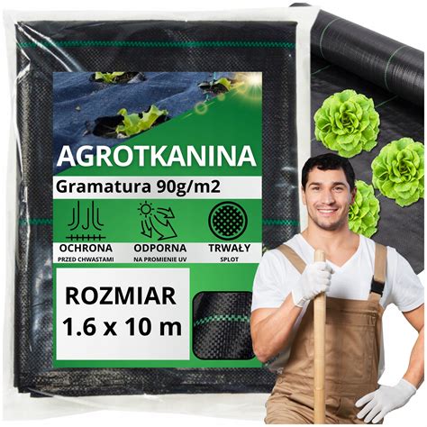 Agrotkanina Antychwastowa Agrow Knina G Czarna Mata X M Uv