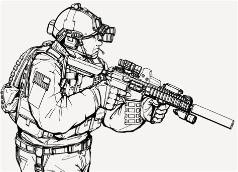 How To Draw Military Soldiers Internaljapan9