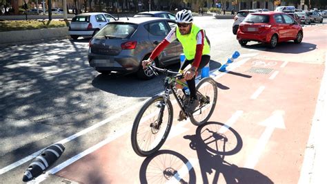 El carril bici de la avenida Cervantes de Málaga entrará en