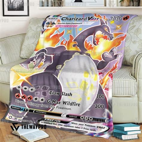 Anime Pokemon Charizard Ex Evolutions Blanket Hot Sale 2024