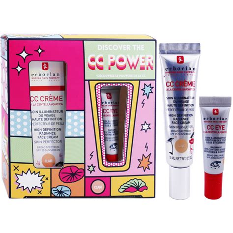 Erborian Coffret Cc Power Clair Cc Creme Ml Cc Eye Ml