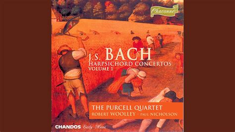 Concerto For Harpsichord And Strings In D Major Bwv Ii Adagio E