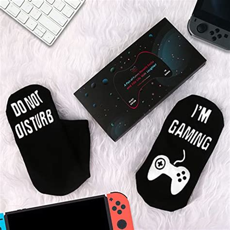 Do Not Disturb I M Gaming Socks Mens Gifts For Christmas Stocking