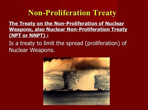 Non Proliferation Treaty 23 47