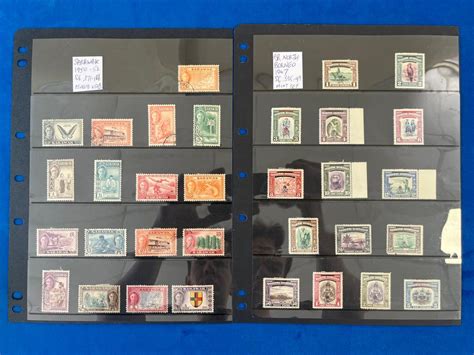 Lot BRITISH NORTH BORNEO MINT SARAWAK USED SETS