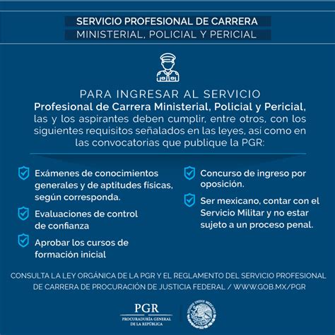 Servicio Profesional De Carrera Ministerial Policial Y Pericial