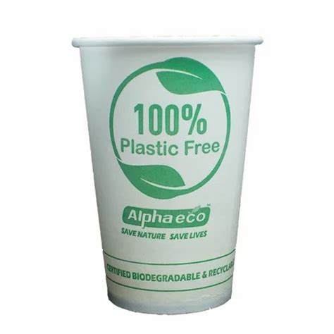 Plastic Free Compostable Paper Cup Alpha Eco Ml Compostable Paper