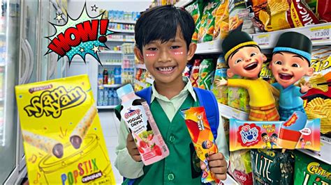 BORONG JAJAN DI INDOMARET LAGICimory Nyam Nyam Pop Stix Es Krim