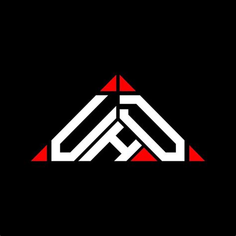 UHD letter logo creative design with vector graphic, UHD simple and ...