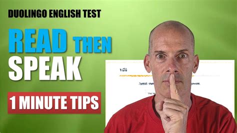 Read Then Speak Duolingo English Test Best 1 Minute Tips YouTube