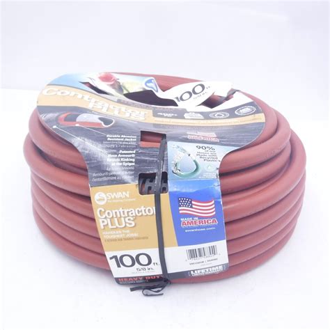 58 X 100 Swan Contractor Plus Heavy Duty Hose Red 400 Psi