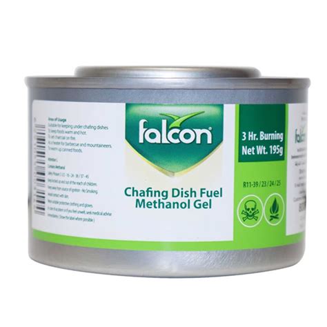 CHAFING DISH FUEL METHANOL GEL 3 HRS BURNING FALCON 195 GM