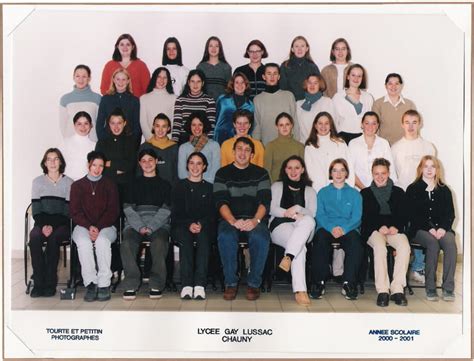 Photo de classe Seconde 1 SMS de 2000 Lycée Gay Lussac Copains d avant