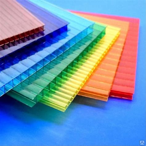 Сотовый поликарбонат 2100х6000х6мм (ЦВЕТНОЙ) купить за 4 700 руб./лист ...