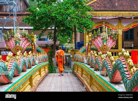 Vietnam Mekong Delta Surroundings Of Tra Vinh The Khmer Ang Pagoda