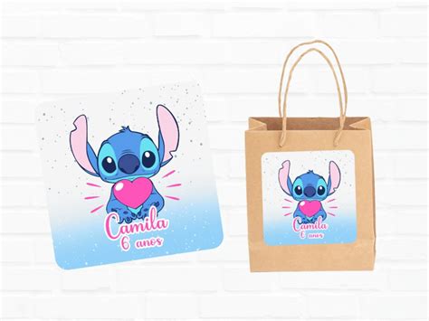 Adesivo Para Sacola Stitch Elo Produtos Especiais