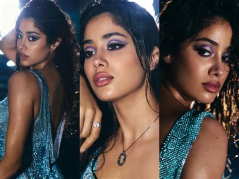 Sexy Janhvi Kapoor Slips Into A Sequin Backless Dress Flaunts Her