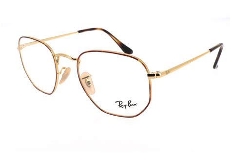 Eyeglasses Ray Ban Hexagonal Rx6448 Rb6448 2945 54 21 Tortoise In Stock Price 6663