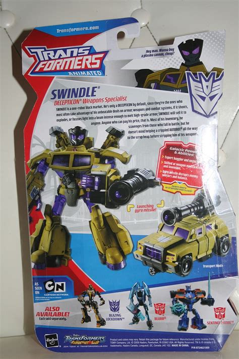 Transformers Animated - Swindle Deluxe Class Figure - Parry Game Preserve