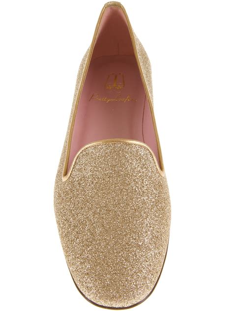 Pretty Ballerinas Glitter Ballerina In Metallic Lyst