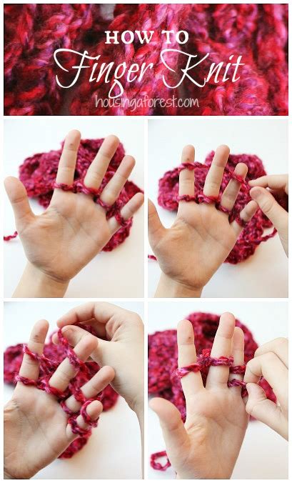 Finger Knitting Projects