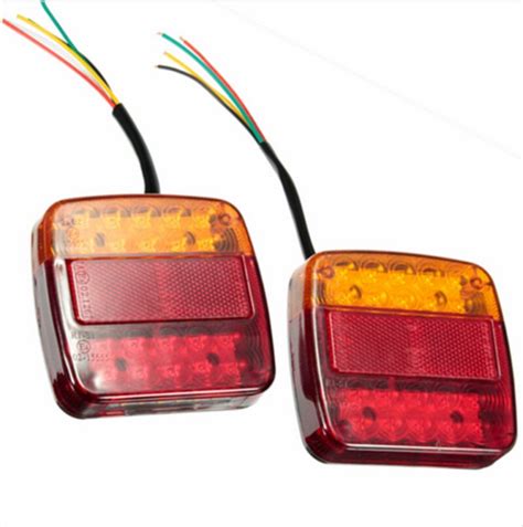 2pcs Fire Trailer Led Waterproof Led Trailer Light Grandado