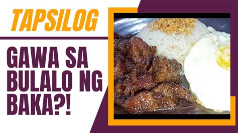 Kakaibang TAPA Gawa Sa BULALO Ng BAKA Filipino Food Cooking