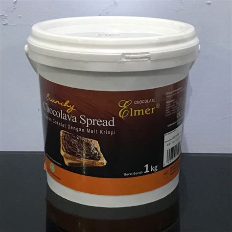 Jual Elmer Chocolava Spread Crunchy Kg Shopee Indonesia