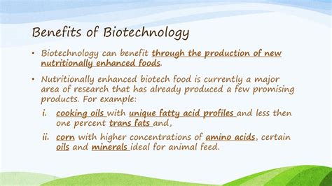 Examples Of Biotechnology In Food