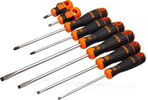 Wandw Cycles Screwdrivers Bahco 8 Flat Tip And Phillips Screwdriver Set