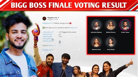 Bigg Boss Finale Voting Result Bigg Boss Latest Voting Trend