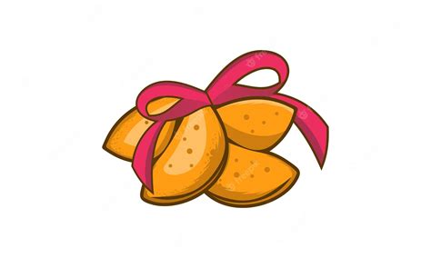 Premium Vector | Illustration of fortune cookie design