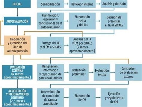 Etapas del proceso de acreditación del SINAES Download Scientific