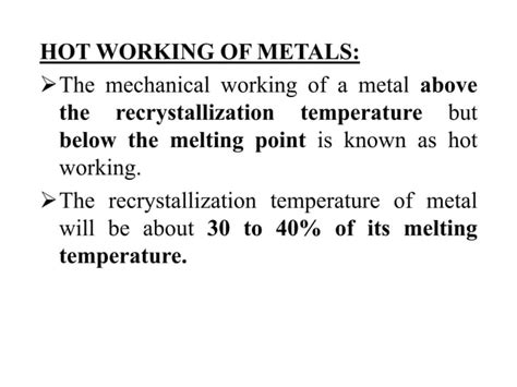 Unit 3 Metal Forming Processes Ppt