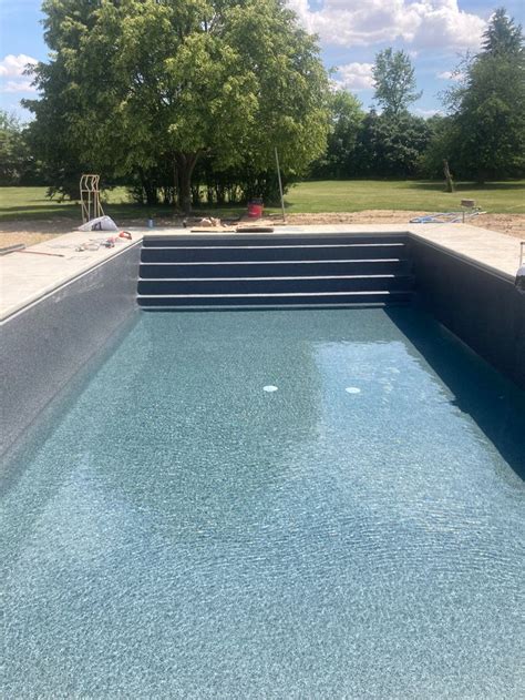 Latham Stardust Grey Pool Liner Pool Landscape Design Pool