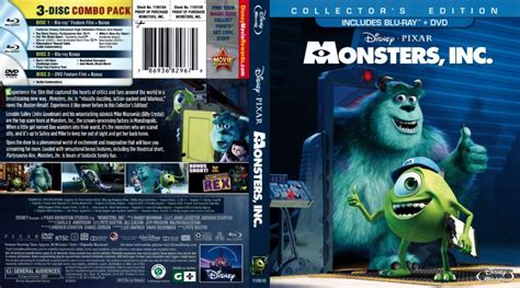 Monsters, Inc (2013) R1 Blu-Ray Cover - DVDcover.Com