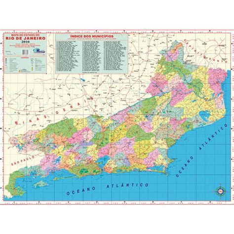 Mapa Escolar Estado De Rio De Janeiro Multimapas Unidade Submarino