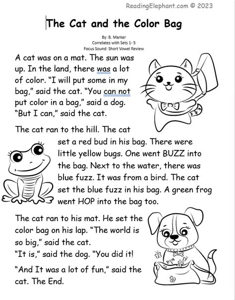 Short Books For Kindergarten