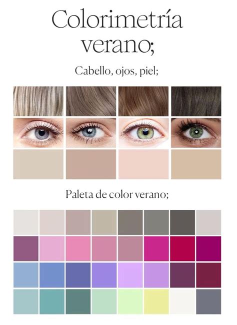 Colorimetr A Verano An Lisis De Color Estacional Verano Suave Tonos