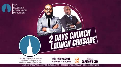 Church Launch Crusade Flyer Template Postermywall