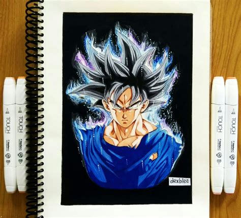 Lapiz Dibujos De Goku Ultra Instinto Son Goku Ultra Instinto