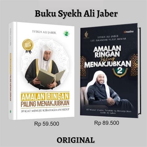 Jual Amalan Ringan Paling Menakjubkan Syekh Ali Jaber Shopee Indonesia